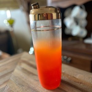 Midcentury Ombré Cocktail Shaker